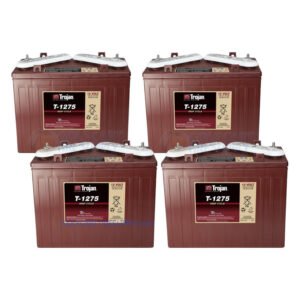 12-Volt Golf Cart Batteries - Trojan Battery 12V/150Ah T-1275 (4-Pack, 48-Volt)