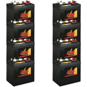Crown 6-Volt Golf Cart Batteries (8-Pack, Fits 48V Carts)