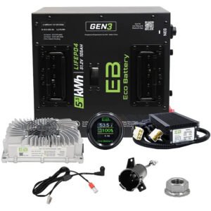 ECO BATTERY 48V 105AH Lithium Golf Cart Batteries THRU HOLE Kit (Fits ALL Carts!)