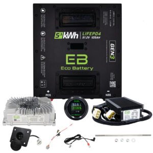 ECO BATTERY EZGO RXV Lithium Battery Replacement Kit (Replaces ELiTE Samsung Battery)
