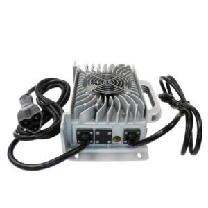 EZGO TXT / RXV 48-Volt Golf Cart Lithium Battery Charger w/ Triangular Plug