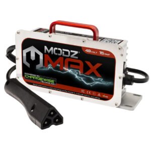 MODZ EZGO RXV 48-Volt Battery Charger w/ Triangular 3-Pin Plug